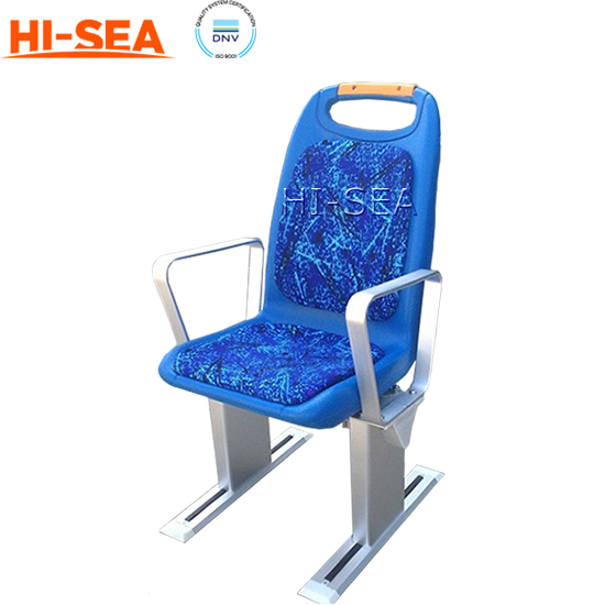 Plastic Passenger Seat with Cushion
